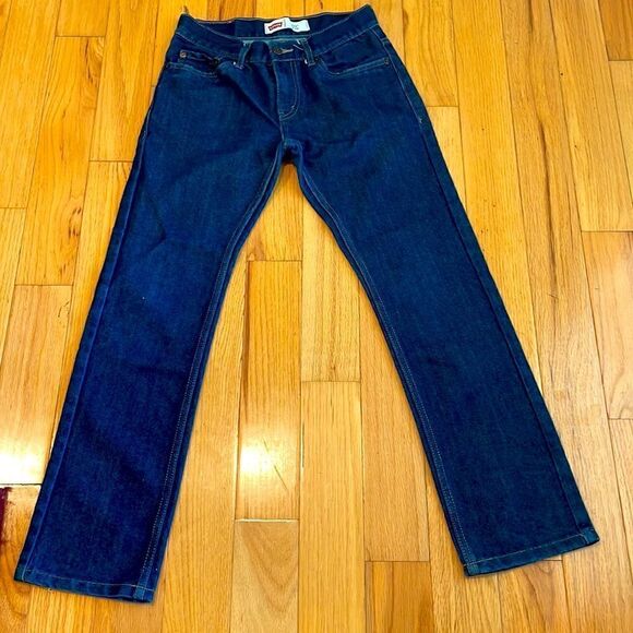 Levi's 511 Slim Dark Wash Blue Jeans 14 Regular - Picture 2 of 7